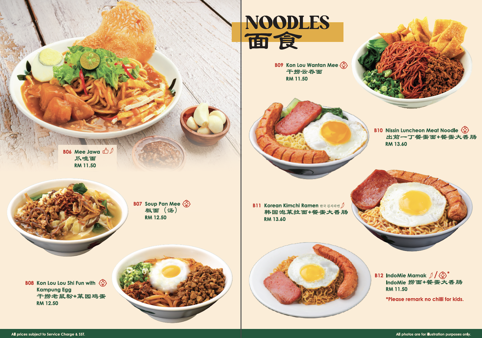 Heritage Kopitiam 大马茶室 (Ara Damansara) 菜单